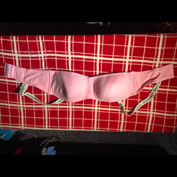 Pink Convertible Bandeau Bra - Picture 2 of 8